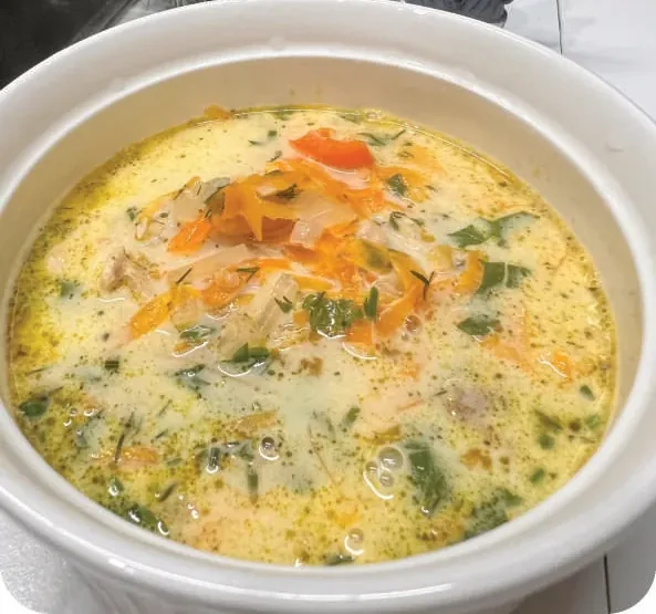 Ciorbă de Pui à la Grec