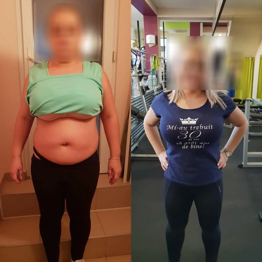 Before & After - Antrenor Personal Timisoara - Latifa El Gamal