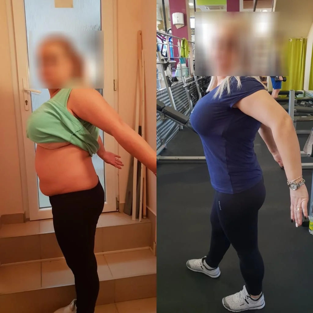 Before & After - Antrenor Personal Timisoara - Latifa El Gamal